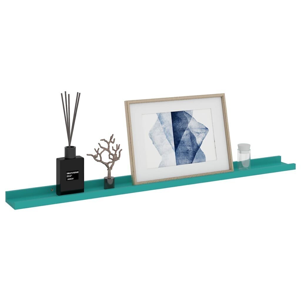 Seinähyllyt 4 kpl sininen 100x9x3 cm hinta ja tiedot | Hyllyt | hobbyhall.fi