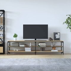 TV-taso Sonoma-tammi 200x30x50 cm tekninen puu ja metalli hinta ja tiedot | TV-tasot | hobbyhall.fi