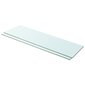 Hyllyt 2 kpl kirkas lasi 100x30 cm hinta ja tiedot | Hyllyt | hobbyhall.fi