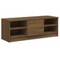 TV-taso ruskea tammi 102x35,5x36,5 cm tekninen puu hinta ja tiedot | TV-tasot | hobbyhall.fi