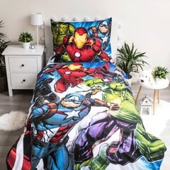 Avengers Brands 02 -pussilakanasetti, 140 x 200 cm + tyynyliina 70 x 90 cm hinta ja tiedot | Pussilakanat ja tyynyliinat | hobbyhall.fi