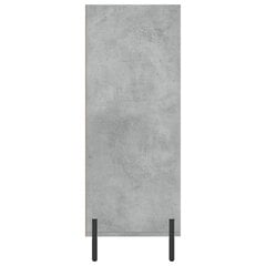 Hyllykaappi betoninharmaa 69,5x32,5x90 cm tekninen puu hinta ja tiedot | Olohuoneen kaapit ja lipastot | hobbyhall.fi