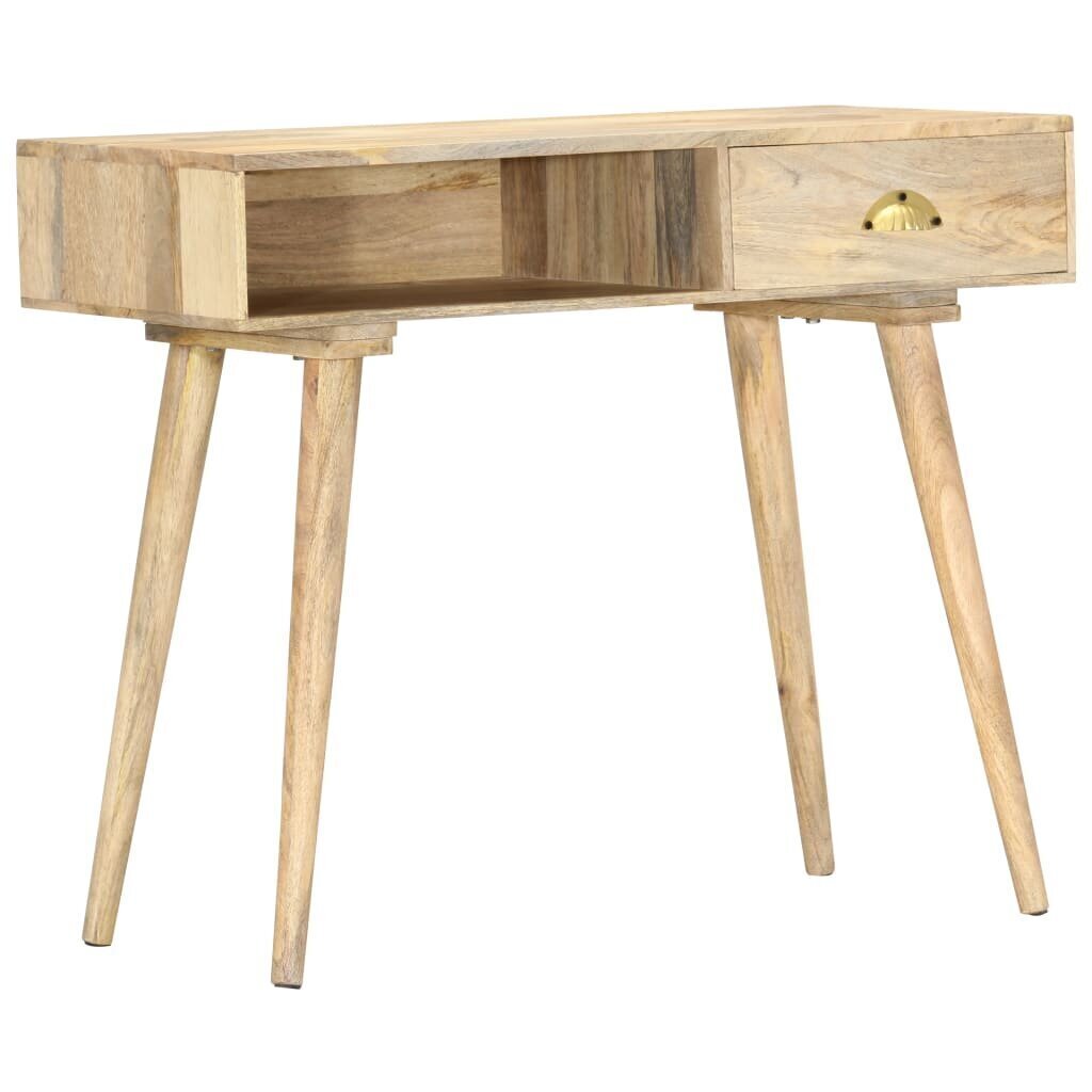 Konsolipöytä 90x45x75 cm täysi mangopuu hinta ja tiedot | Sivupöydät | hobbyhall.fi