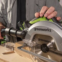 Pyörösaha GreenWorks GD24CS - 1500907 hinta ja tiedot | Sahat ja sirkkelit | hobbyhall.fi