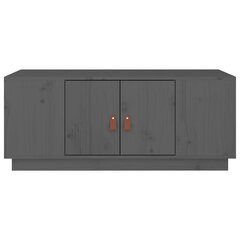 Sohvapöytä harmaa 100x50x41 cm täysi mänty hinta ja tiedot | Sohvapöydät | hobbyhall.fi