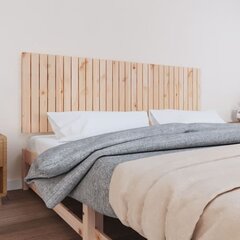 Sängynpääty seinälle 185x3x60 cm täysi mänty hinta ja tiedot | Sängyt | hobbyhall.fi
