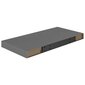 Kelluva seinähylly korkeakiilto harmaa 50x23x3,8 cm MDF hinta ja tiedot | Hyllyt | hobbyhall.fi