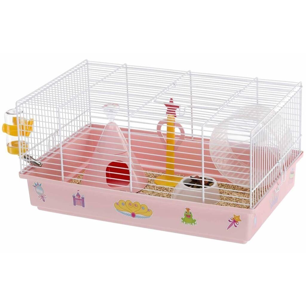 Ferplast hamsterihäkki "Princess of Criceti 9", 46x29,5x23 cm, 57009062 hinta ja tiedot | Pieneläinten häkit ja tarvikkeet | hobbyhall.fi