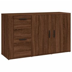 Senkki ruskea tammi 100x33x59,5 cm tekninen puu hinta ja tiedot | Olohuoneen kaapit ja lipastot | hobbyhall.fi