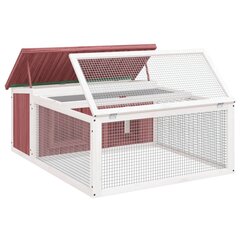 Kaninkoppi mokka 117,5x97x47,5 cm täysi mänty hinta ja tiedot | Pieneläinten häkit ja tarvikkeet | hobbyhall.fi