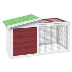 Kaninkoppi mokka 100,5x54x55 cm täysi mänty hinta ja tiedot | Pieneläinten häkit ja tarvikkeet | hobbyhall.fi