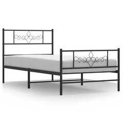 Sängynrunko , 100x200 cm, musta hinta ja tiedot | Sängyt | hobbyhall.fi
