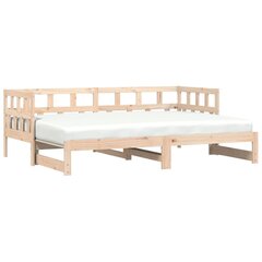 Sänky , 90x190 cm, ruskea hinta ja tiedot | Sängyt | hobbyhall.fi