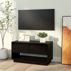 TV-taso musta 74x34x40 cm täysi mänty hinta ja tiedot | TV-tasot | hobbyhall.fi