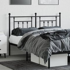 Metallinen sängynpääty musta 150 cm hinta ja tiedot | Sängyt | hobbyhall.fi