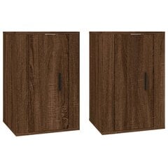 Seinäkiinnitettävät TV-tasot 2 kpl ruskea tammi 40x34,5x60 cm hinta ja tiedot | TV-tasot | hobbyhall.fi