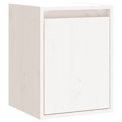 Seinäkaapit 2 kpl valkoinen 30x30x40 cm täysi mänty hinta ja tiedot | Hyllyt | hobbyhall.fi