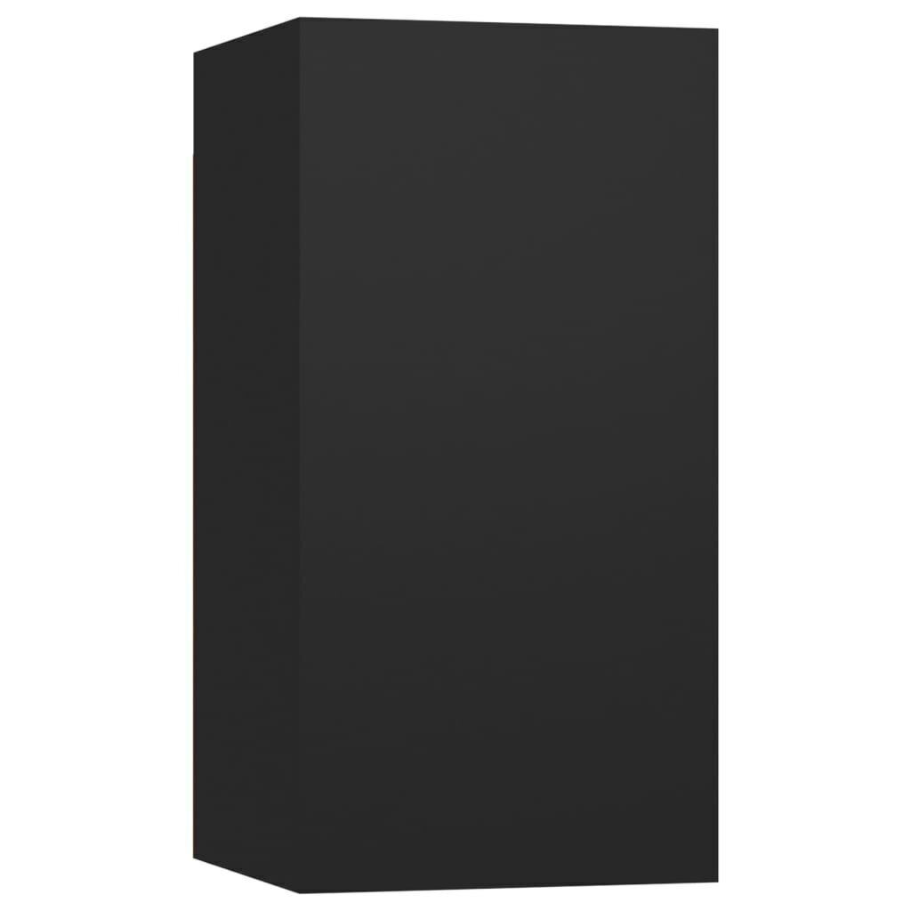 TV-taso musta 30,5x30x60 cm lastulevy hinta ja tiedot | TV-tasot | hobbyhall.fi