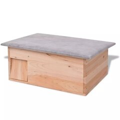 Siilitalo 45x33x22 cm puu hinta ja tiedot | Pieneläinten häkit ja tarvikkeet | hobbyhall.fi