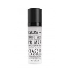 GOSH Velvet Touch Foundation Primer Classic -meikinpohjustusvoide, 30 ml hinta ja tiedot | Meikkivoiteet ja puuterit | hobbyhall.fi