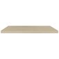 Kelluvat seinähyllyt 4 kpl tammi 90x23,5x3,8 cm MDF hinta ja tiedot | Hyllyt | hobbyhall.fi