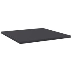 Kirjahyllytasot 8 kpl harmaa 40x40x1,5 cm lastulevy hinta ja tiedot | Hyllyt | hobbyhall.fi