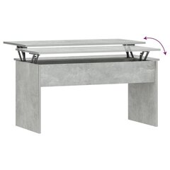 Sohvapöytä betoninharmaa 102x50,5x52,5 cm tekninen puu hinta ja tiedot | Sohvapöydät | hobbyhall.fi