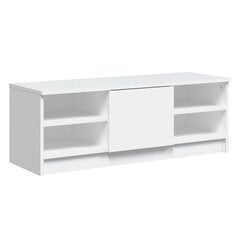 TV-taso valkoinen 102x35,5x36,5 cm tekninen puu hinta ja tiedot | TV-tasot | hobbyhall.fi