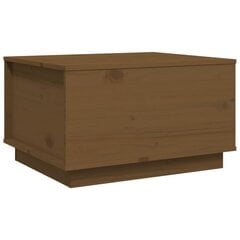 Sohvapöytä, hunajanruskea, 60x50x35 cm, täysi mänty hinta ja tiedot | Sohvapöydät | hobbyhall.fi