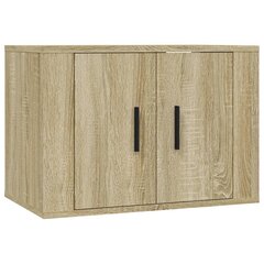 Seinäkiinnitettävät TV-kaapit 2 kpl Sonoma-tammi 57x34,5x40 cm hinta ja tiedot | TV-tasot | hobbyhall.fi