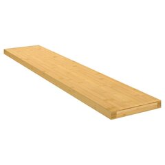 Seinähylly 100x20x4 cm bambu hinta ja tiedot | Hyllyt | hobbyhall.fi