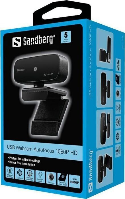 Sandberg 134-14 hinta ja tiedot | Web-kamerat | hobbyhall.fi