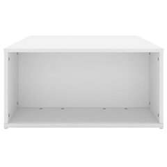 Sohvapöytä valkoinen 90x67x33 cm lastulevy hinta ja tiedot | Sohvapöydät | hobbyhall.fi