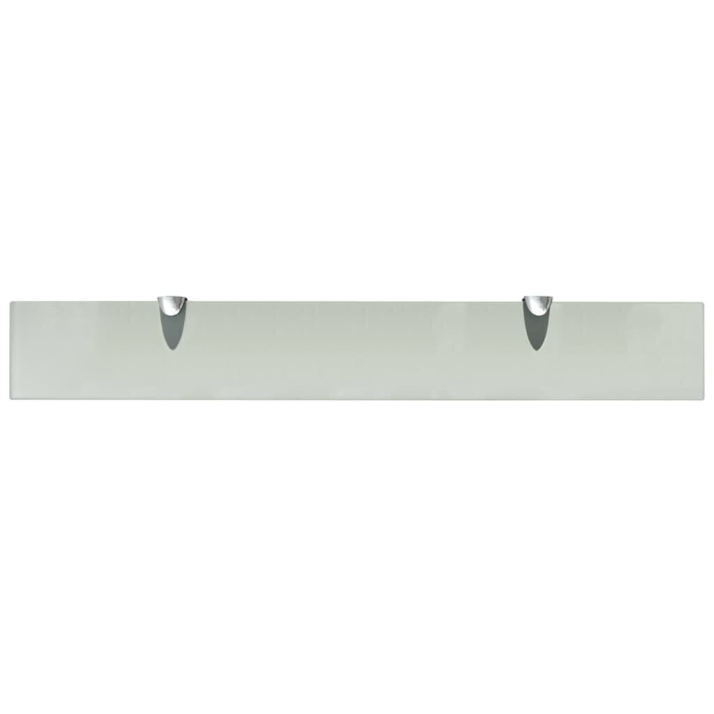 Kelluvat hyllyt 2 kpl lasi 70x10 cm 8 mm hinta ja tiedot | Hyllyt | hobbyhall.fi