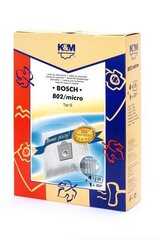 Pölypussit K & M Bosch B02 Typ G Microbag hinta ja tiedot | K&M Kodinkoneet ja kodinelektroniikka | hobbyhall.fi