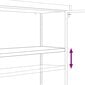 Arkistokaappi antrasiitti 79x40x90 cm teräs hinta ja tiedot | Kaapit | hobbyhall.fi