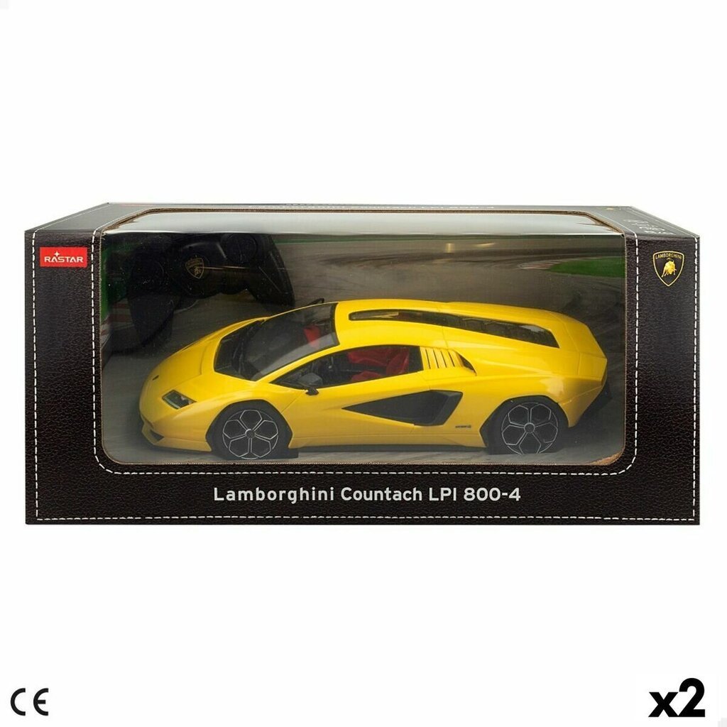 Kauko-ohjattava auto Rastar Lamborghini Countach LPI 800-4, 1:16 hinta ja tiedot | Poikien lelut | hobbyhall.fi