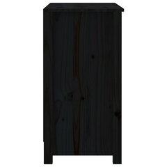 Kirjahylly musta 80x35x68 cm täysi mänty hinta ja tiedot | Kaapit | hobbyhall.fi