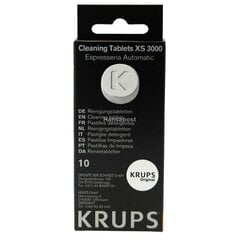 Krups puhdistustabletit 10 kpl, XS300010 hinta ja tiedot | Kahvinkeittimen tarvikkeet | hobbyhall.fi