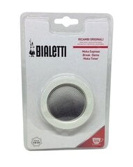 3 tiivistettä + 1 sihti, Bialetti Moka Express 3/4 kupille 0800003 hinta ja tiedot | Kahvinkeittimen tarvikkeet | hobbyhall.fi