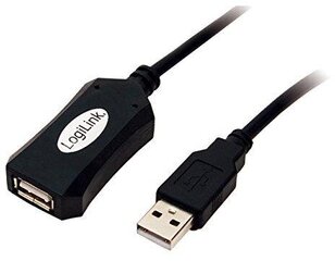 LogiLink UA0001A, USB-A, 5 m hinta ja tiedot | Logilink Kodinkoneet ja kodinelektroniikka | hobbyhall.fi