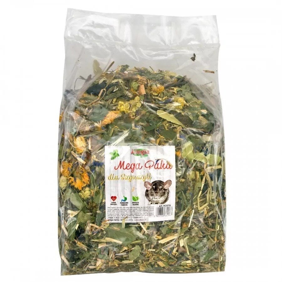 Ruoka chinchillalle Alegia Mega Pack, 650 g hinta ja tiedot | Pieneläinten ruoat | hobbyhall.fi