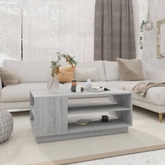 Sohvapöytä harmaa Sonoma 102x55x43 cm lastulevy hinta ja tiedot | Sohvapöydät | hobbyhall.fi