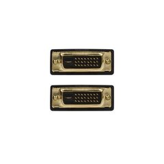 Kaapeli 2m DVI-D - DVI-D, urostyyppinen, digitaalinen kaksoislinkki, ilman pakkausta (24 + 1) hinta ja tiedot | Kaapelit ja adapterit | hobbyhall.fi