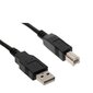 Kaapeli Omega USB A / USB B, 1,5 m, musta hinta ja tiedot | Kaapelit ja adapterit | hobbyhall.fi