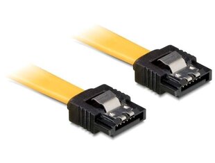 Delock Cable SATA 6 Gb/s 50 cm straight/straight metal yellow hinta ja tiedot | Delock Kodinkoneet ja kodinelektroniikka | hobbyhall.fi