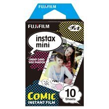 Fujifilm Instax Mini 1x10 kpl valokuvapaperi , Comic hinta ja tiedot | Kameratarvikkeet | hobbyhall.fi