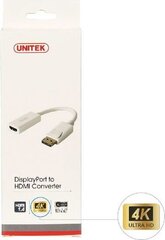 Unitek DisplayPort uros, HDMI Type A naaras hinta ja tiedot | Kaapelit ja adapterit | hobbyhall.fi