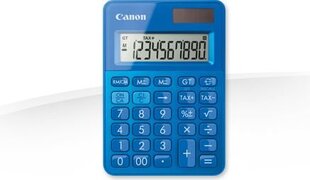 Laskin Canon 0289C001, sininen hinta ja tiedot | Toimistotarvikkeet | hobbyhall.fi