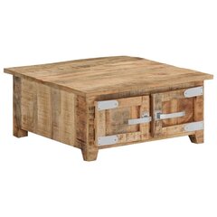 Sohvapöytä 67x67x30 cm täysi mangopuu hinta ja tiedot | Sohvapöydät | hobbyhall.fi